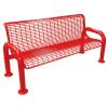 U-Leg Wire Metal Bench with Back U-Leg Wire Metal Bench with Back
